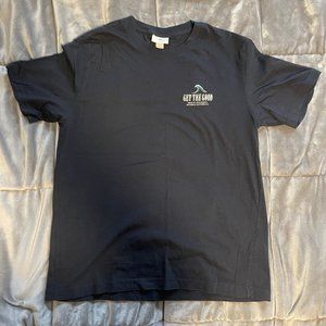H&M Mens "Get The Good" Black Graphic Tee - Large